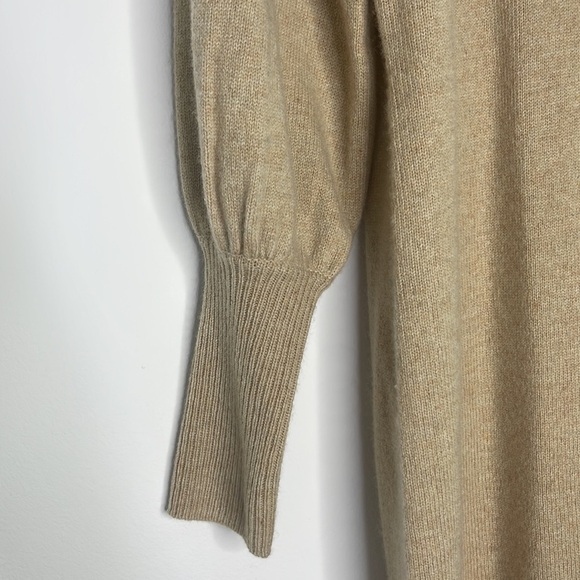 Ba&sh Beige Nancy Wool and Yak Blend Mini Dress Size XS - Picture 6 of 11